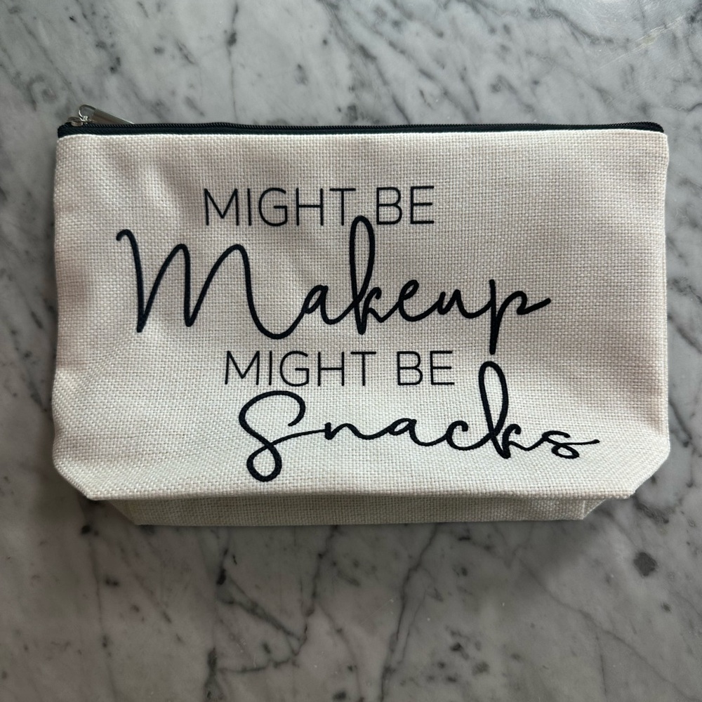 Stylish Cream Makeup Bag